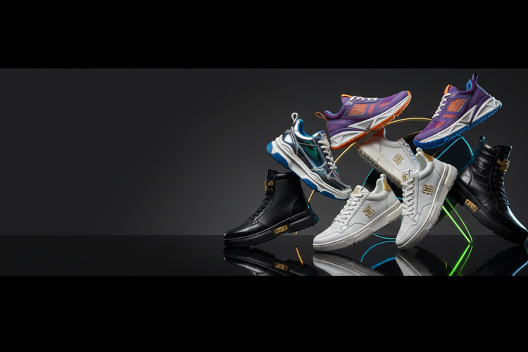 Multiple Sneakers Banner